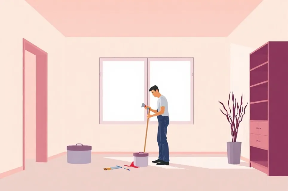 Intérieur rénové après travaux de peinture à Cugnaux