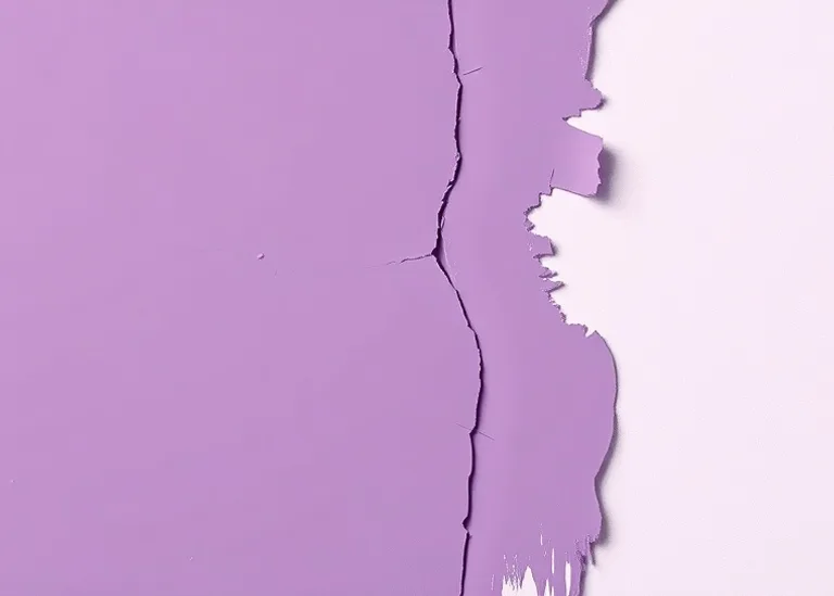 Ponçage et rebouchage des fissures avant mise en peinture